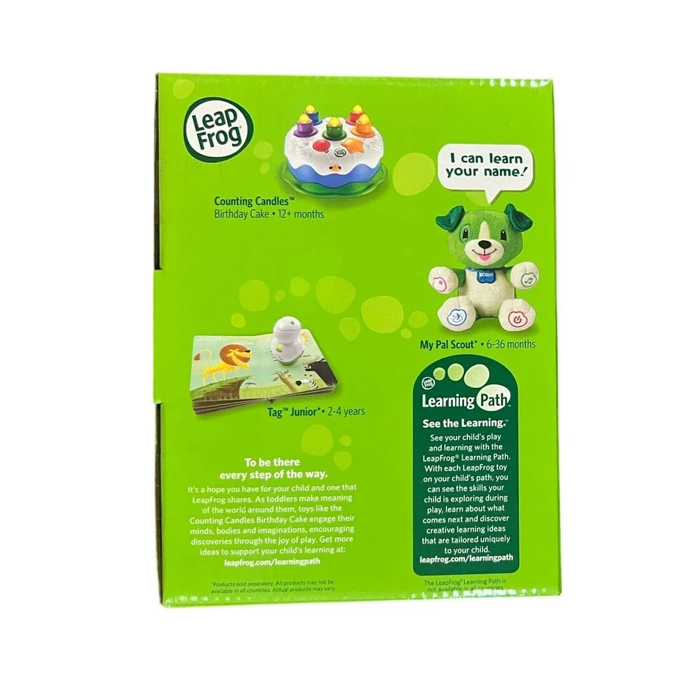 Leap Frog Counting Candles Birthday Cake Musical Toy Ages 12 Months+